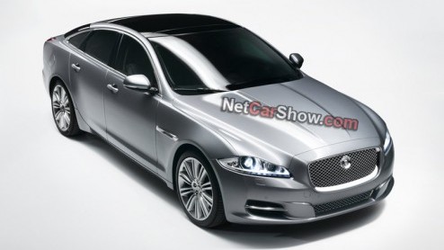 Eigenlijk moesten we tot morgenavond geduld hebben om de nieuwe Jaguar XJ in officiele en volledige vorm te aanschouwen. Maar de digitale snelweg is de geplande Londense onthulling voor: dit is de Jag