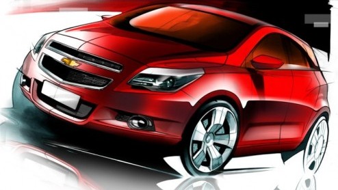 Deze Chevrolet is niet voor ons bedoeld, maar wel het bezichtigen waard. Chevrolet heeft voor volgend jaar een nieuwe compacte vijfdeurs gepland, die onder de naam Agile de Ford Fiesta kan gaan beconc