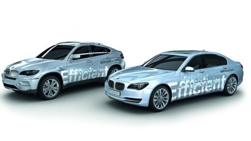 BMW gaat voor groen op de komende autoshow in Frankfurt. Daar onthult het merk de nieuwe ActiveHybrid-versies van de 7-serie en X6. Beide modellen krijgen assistentie van een elektromotor, daardoor is