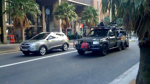 Stukje bij beetje ontrafelt het geheim dat Hyundai iX35 heet. Deze aanstaande opvolger van de Tuscon is al diverse keren in camouflagepak gesignaleerd, maar nu druppelen de eerste gelekte, maar onthul