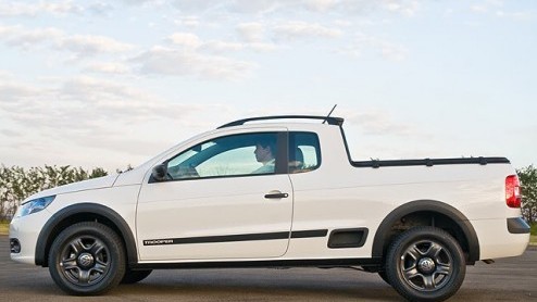 Volkswagen maakt auto's voor iedereen. Speciaal voor de Zuid-Amerikaanse markt hebben de Duitsers een nieuw model bedacht, de Saveiro.