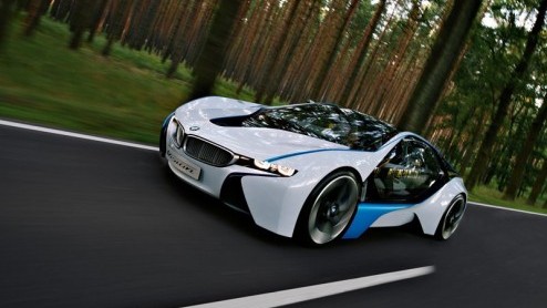 Leuk zon teaser van de BMW Vision EfficientDynamics Concept, maar we zien liever echte beelden. Nu deze beschikbaar zijn voorafgaand aan de IAA weten we dat de Duitsers op de zeer sportieve toer gaan