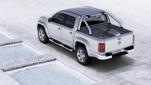 Maak kennis met de Amarok, de Volkswagen onder de Pick-ups. De Duitsers lanceren deze bedrijfswagen met maximaal 1 ton laadvermogen komend voorjaar op de Zuid-Amerikaanse markt, waar momenteel voora