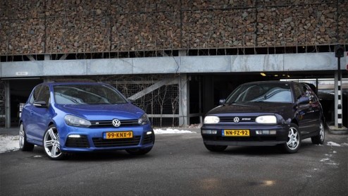 Met de downsizing-trend van motoren is helemaal niet mis, maar we hebben wel wakker gelegen toen Volkswagen de komst van de nieuwe Golf R met viercilinder inluidde. De moddervette V6 blijkt anno 2010