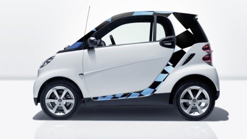 Smart heeft de lente in gedachten en is weer lekker aan de slag gegaan met het opleuken van de fortwo. Het resultaat van de voorjaarsbrainstorm is een set kleurrijke stickers voor de tridionkooi, co