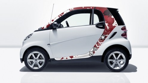 Smart heeft de lente in gedachten en is weer lekker aan de slag gegaan met het opleuken van de fortwo. Het resultaat van de voorjaarsbrainstorm is een set kleurrijke stickers voor de tridionkooi, co