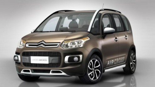 Dit zijn de eerste beelden van de Citroen AirCross, een wel heel stoere variant van de C3 Picasso. De Fransoos komt dit jaar in Brazilli op de markt en met een beetje geluk crosst-ie ook naar Nederla