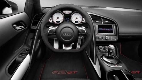 Na de Audi R8 met V8 en V10 dient nu de exclusieve, overtreffende trap zich aan; de R8 GT. Deze nog lichter en krachtiger variant met 560 pk presteert in optima forma. Er is een belangrijke maar: slec