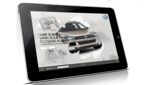 Volkswagen is er zeer vlotjes bij! De iPad is nog niet koud op de markt of het merk kondigt al een iPad magazine aan. Het magazine heeft de titel 'Das', komt er in vijf talen en is specifiek voor Appl