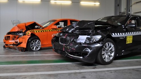 De nieuwe BMW 5-serie maakt een vliegende start, met al ruim 1300 verkochte exemplaren. Daar zal de Euro NCAP-veiligheidstest in ieder geval niets aan veranderen. De zakelijke middenklasser heeft de b