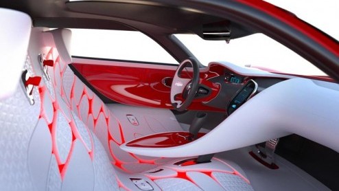 Renault onthult op de Mondial van Parijs 2010 de DeZir, een concept car met een emotioneel en sexy design. De DeZir kondigt de nieuwe ontwerprichting aan die het Franse merk inslaat. Het studiemodel i