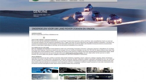 Land Rover introduceert een website waarbij kan worden gezocht naar (originele) onderdelen. Met het initiatief speelt het Britse merk in op de fervente liefhebbers die graag zelf aan hun (oude) exempl