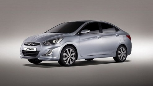 Hyundai heeft een conceptstudie naar een sedan gepresenteerd, de Concept RB. De auto komt komend voorjaar beschikbaar op de Russische markt.
