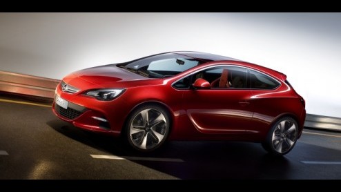 Na spionagebeelden, geruchten en designschetsen is nu het moment van de waarheid aangebroken. Opel geeft de eerste fotos van de Astra GTC conceptcar vrij, de sportief getinte driedeurs hatchback die