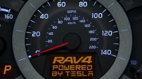 Hoewel we Toyota de laatste tijd kennen de hybrides, hebben de Japanners ook nog een uitstapje gemaakt. Er is namelijk een plaag plaatje in de wereld gestuurd die duidt op een RAV4 concept, 'powered b