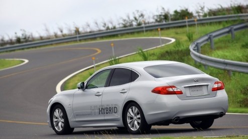 Infiniti introduceert over zes maanden hun eerste hybridemodel, de M35h. Het vlaggenschip krijgt de beschikking over een benzine-V6 met elektromotor en wordt daarmee direct de meest zuinige Infiniti.