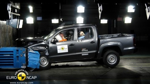 Het begint langzamerhand een beetje standaard te worden. Vijfsterrenregen bij de EuroNCAP botsproef. Veel nieuwkomers hebben inmiddels de crashtest met glans doorstaan, waarbij Ford, Mini, Audi, Opel