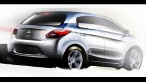 Mitsubishi werkt hard aan een opvolger voor de Colt. De eerste schetsen van de Global Small Car (zoals de auto intern wordt aangeduid) zijn inmiddels wereldkundig gemaakt. Er kleeft echter een groot n
