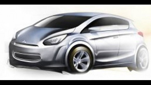 Mitsubishi werkt hard aan een opvolger voor de Colt. De eerste schetsen van de Global Small Car (zoals de auto intern wordt aangeduid) zijn inmiddels wereldkundig gemaakt. Er kleeft echter een groot n