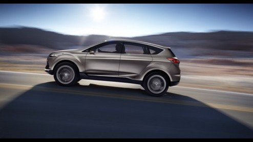 Ford toont naast een vloot elektrische- en hybridemodellen ook een nieuw studiemodel met SUV-karakter. Het is de Vertrek Concept, ter inspiratie voor wat Ford verder van plan is in het segment.