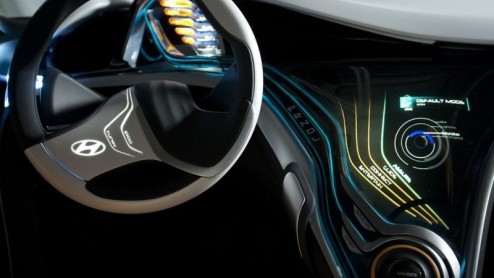 Met de Curb heeft Hyundai ook nog een studiemodel in de spotlights van Detroit staan. De compacte Urban Activity Vehicle komt uit de koker van het California Design Center van Hyundai en is bedoeld 