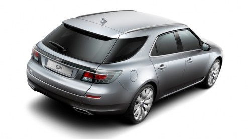 Saab geeft de loopbaan van de nieuwe 9-5 op de Autosalon van Genve een vervolg met de komst van de 9-5 Estate. De langverwachte stationwagon wordt dan in vol ornaat onthuld. Daarna staat-ie op de Aut