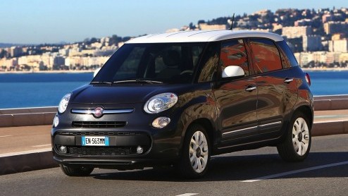 Fiat 500L Easy en Lounge verkrijgbaar met Bicolore Light Pack, Lounge Pack en Loft Pack.