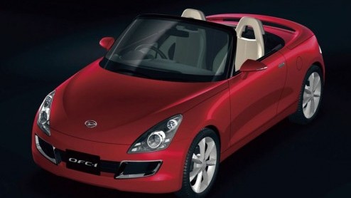 Maak kennis met de Daihatsu OFC-1 concept. Deze compacte tweezits coupe-cabriolet kunnen we waarschijnlijk beschouwen als de opvolger van de Copen. Hij staat open en bloot op de IAA in Frankfurt.