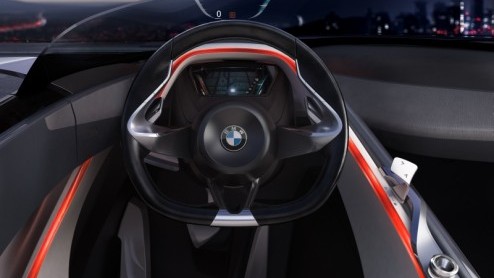 BMW toont in Genve opzienbarend nieuws. Zo staat de BMW Vision ConnectedDrive in de spotlights, een integraalauto waarbij 'de bestuurder controle heeft over de auto als een spin over zijn web' door