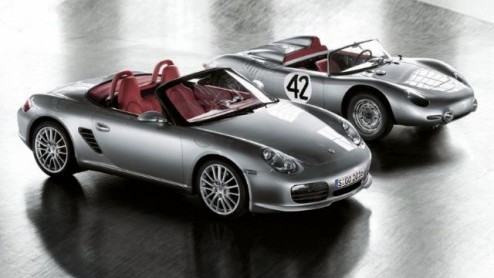Porsche toont volgende maand op de autoshow in Bologna een nieuwe variant van de Boxter. Hij krijgt de naam RS 60 Spyder  een hommage naar het succesvolle raceverleden in de 60-er jaren - en is gebas