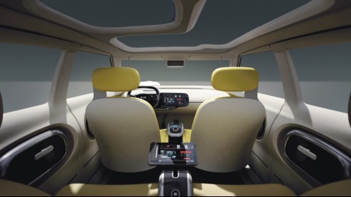 Vandaag presenteert Kia de elektrische Naimo conceptauto. De compacte crossover beleeft zijn wereldpremire tijdens de Seoel Motor Show en is bijzonder minimalistisch ingesteld.
