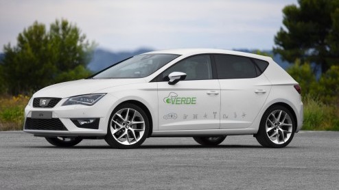 Seat Leon Plug-in hybride prototype klaar voor EV-project 'Verde' in Spanje.