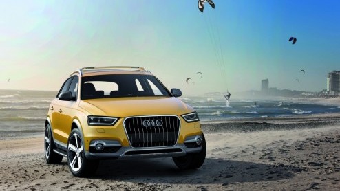Audi heeft in Peking twee bijzondere studiemodellen van de Q3 klaarstaan. De RS Q3 heeft zich al mogen laten zien, maar de Q3 jinlong yufeng hadden we nog niet gezien. En nee, die naam hebben wij niet