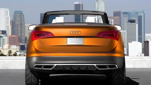 Audi presenteert op de Los Angeles motorshow vandaag de Cross Cabriolet quattro. We kunnen deze concept beschouwen als de voorbode van de Q5, het kleinere broertje van SUV-reus Q7, die eind volgend ja