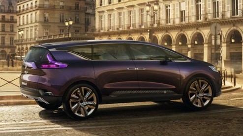 Het is Renault niet gelukt het studiemodel naar de nieuwe Espace geheim te houden tot zijn officile onthulling op de IAA. Zie hier de eerste beelden van de Initiale Paris Concept.