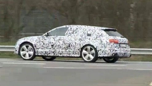Nu de nieuwe A6 al weer even op de markt is gentroduceerd en de snelle S6 al onderweg is blijft er nog maar n variant over: de RS6. En wat hebben we hier op beeld? Juist!