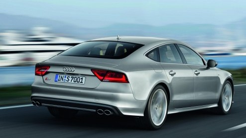 Als de Audi S6 het podium op de IAA mag betreden kan de S7 Sportback niet achterblijven. En dus staat de sportief getrainde vierdeurscoupe ook in vol ornaat op de Audi-stand in Frankfurt.