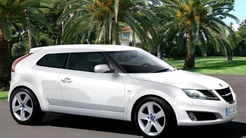 Saab heeft een compacter model op de planning staan. Hij wordt gedoopt tot 9-1 en moet in 2010 het levenslicht zien. Ondertussen houdt het Zweedse merk de gemoederen bezig door mogelijk een concept te