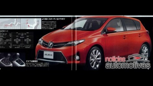 Niet alleen buiten druppelt het, ook bij het dealernetwerk van Toyota valt wel her en der wel eens een spatje. De brochure van de Japanse versie van de nieuwe Auris is namelijk op internet gelekt. Het