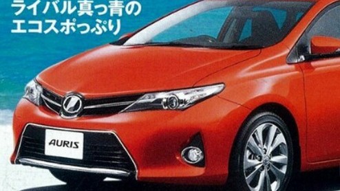 Niet alleen buiten druppelt het, ook bij het dealernetwerk van Toyota valt wel her en der wel eens een spatje. De brochure van de Japanse versie van de nieuwe Auris is namelijk op internet gelekt. Het