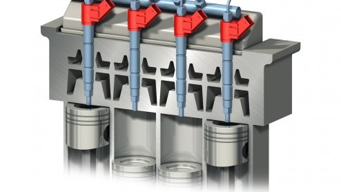 Volvo onthult innovatieve inspuiting voor toekomstige dieselmotoren in de VEA-architectuur.