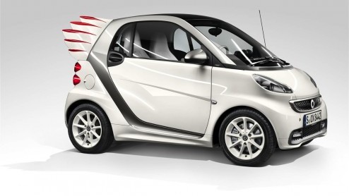 Smart neemt de fortwo forjeremy in productie. De tweezitter met vleugels komt ook naar Nederland. Vraag niet naar de prijs.