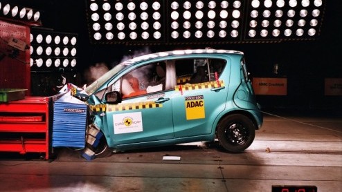 De hagelnieuwe Suzuki Splash heeft onlangs een NCAP-botsproef ondergaan. Het resultaat is dat de compacte stadsauto met een score van vier sterren een goede bescherming biedt aan de volwassen inzitten