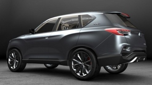 SsangYong presenteert op de Seoul Motor Show de LIV-1, een studiemodel die een idee geeft van de mogelijke opvolger van de Rexton.