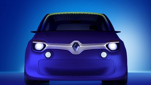 Renault Twin'Z Concept is studiemodel van klein, kek en innovatief elektrische stadsauto.