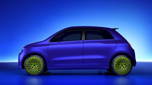 Renault Twin'Z Concept is studiemodel van klein, kek en innovatief elektrische stadsauto.