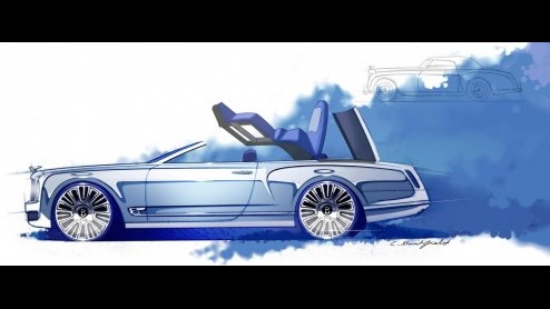 Bentley presenteerde tijdens het Pebble Beach Concours dElegance in 2012 enkele schetsen van een Mulsanne Convertible, maar een productieversie zal er niet gaan komen.