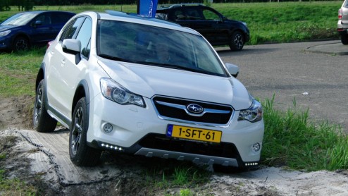 Open huis - en off-road rijden - bij Subaru te Aalsmeer