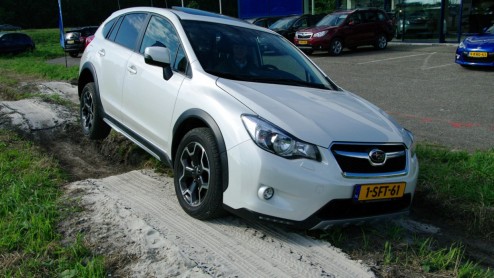 Open huis - en off-road rijden - bij Subaru te Aalsmeer