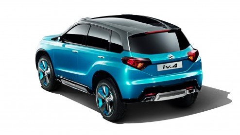 Suzuki iV4 gepresenteerd op IAA ter voorbereiding op een compacte SUV die in 2015 wordt geintroduceerd.